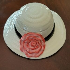 DAVID'S-Ceramic Hat Trinket Box